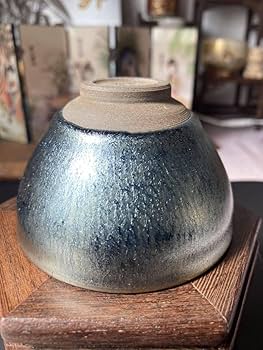 Amazon.co.jp: 天目茶碗 茶道具 建窯盞 窯変釉 油滴天目 曜変天目 天目