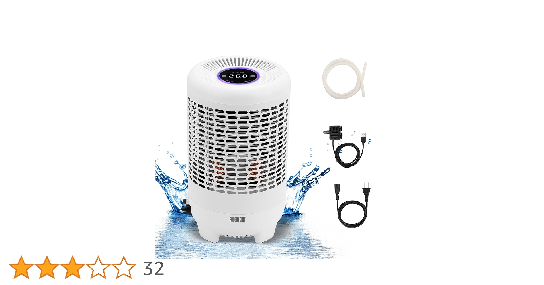 Fulgutonit 水槽 クーラー 小型 冷却/加熱両用 Amazon | Fulgutonit