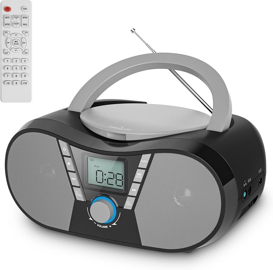 Amazon.co.jp: Gueray CDプレーヤー Bluetooth CDラジカセ ステレオ