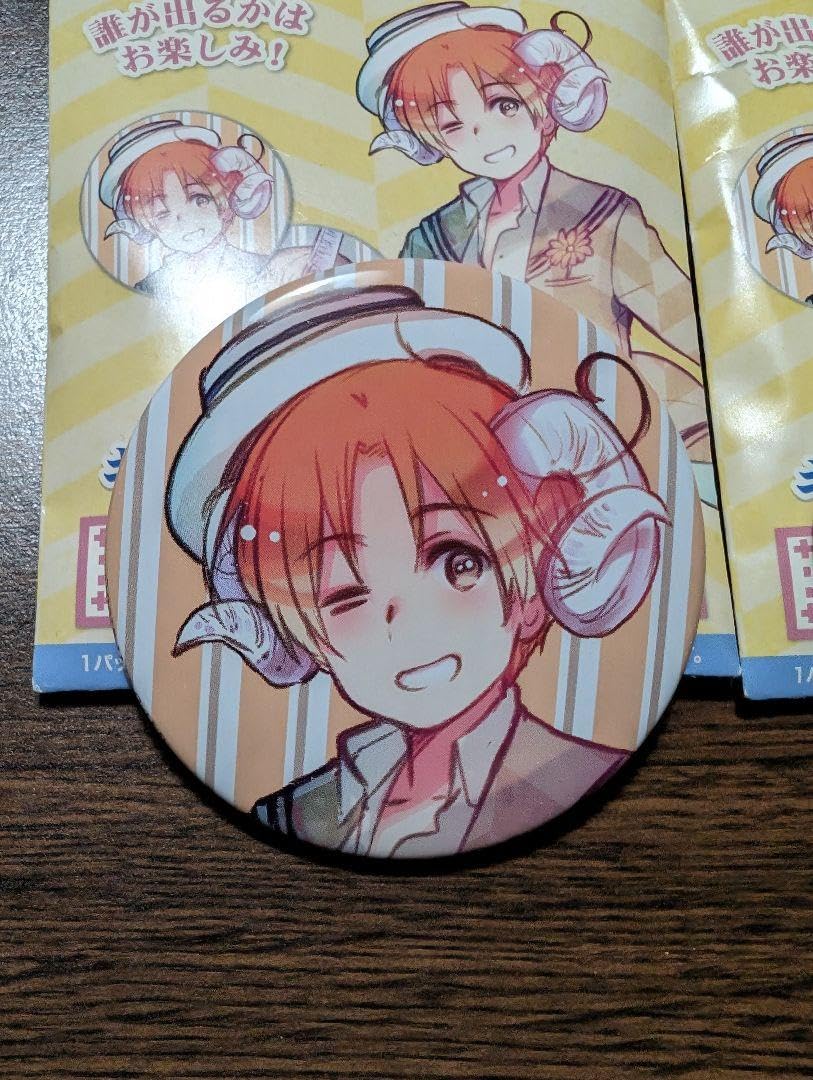 ヘタリア スクエア缶バッジ イタリア 原作