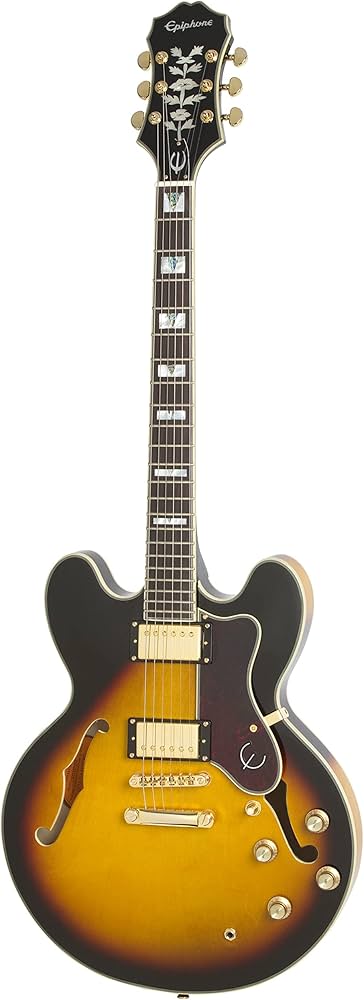j*g様 Epiphone Sheraton-Ⅱ サンバースト ハードケース付き j*g様