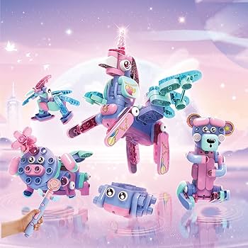 Amazon.com: BOTZEES GO! Unicorn Robot for Kids - Building