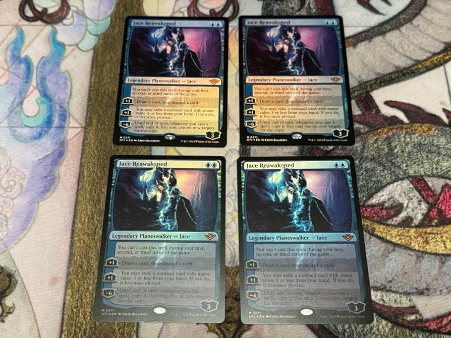 MTG 再覚醒したジェイス 英語 ボーダーレス 4枚 MTG 再覚醒した