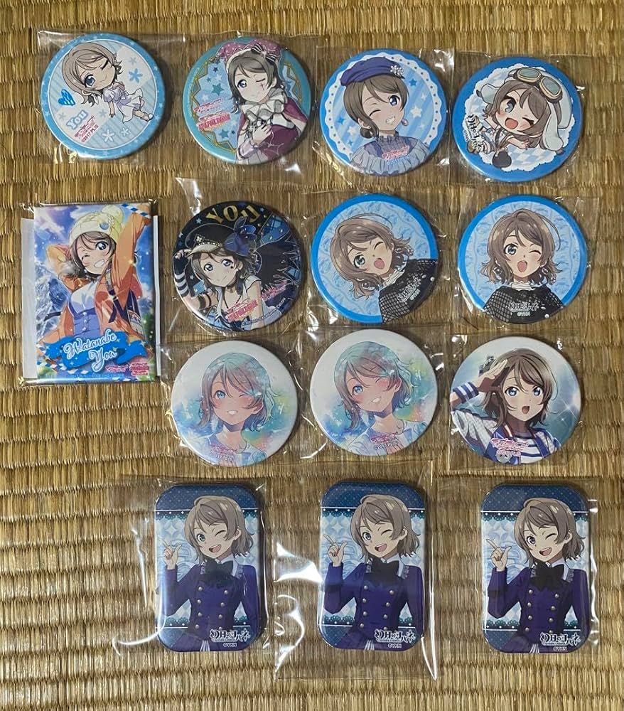 渡辺曜 缶バッジ まとめ売り Aqours Amazon.co.jp: ラブライブ