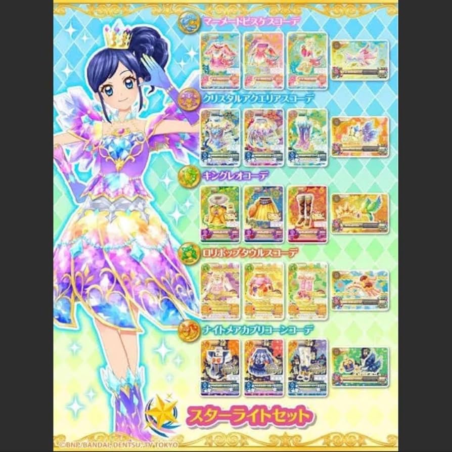 アイカツオンパレード ロリポップタウルスコーデ 星座ドレス