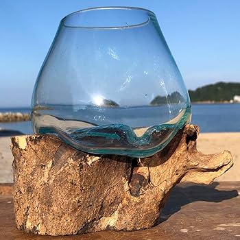 流木ガラスオブジェ大A 花瓶 金魚鉢 ガーデニング テラリウム 水槽