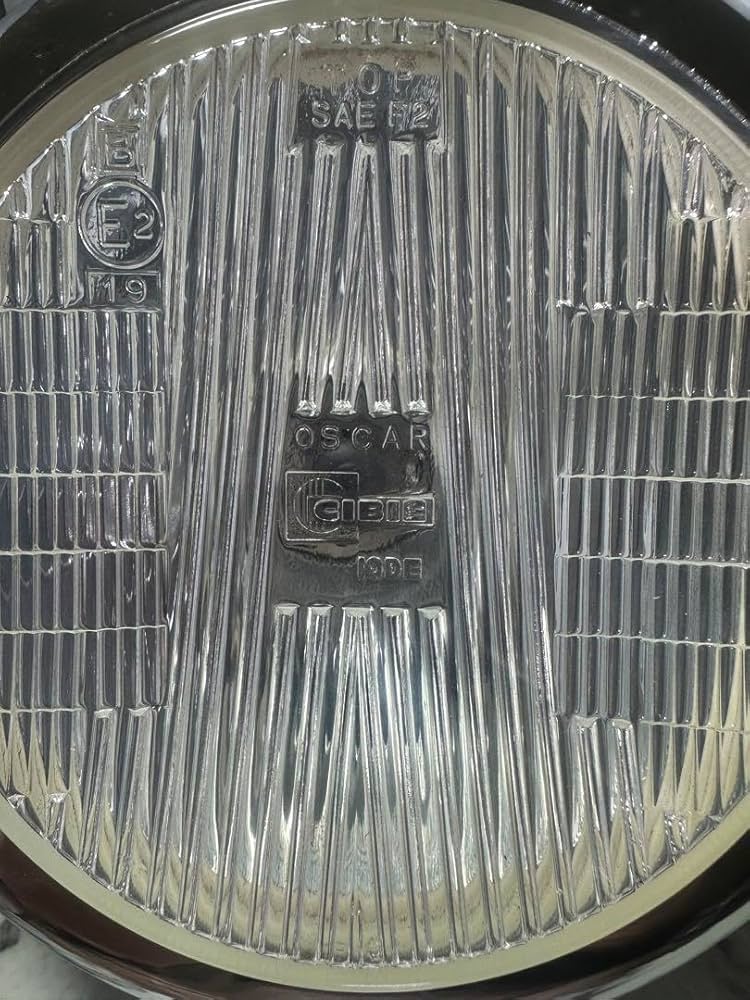 新品/当時物シビエスーパーオスカー凹みレンズ付きヘッドライトASSY