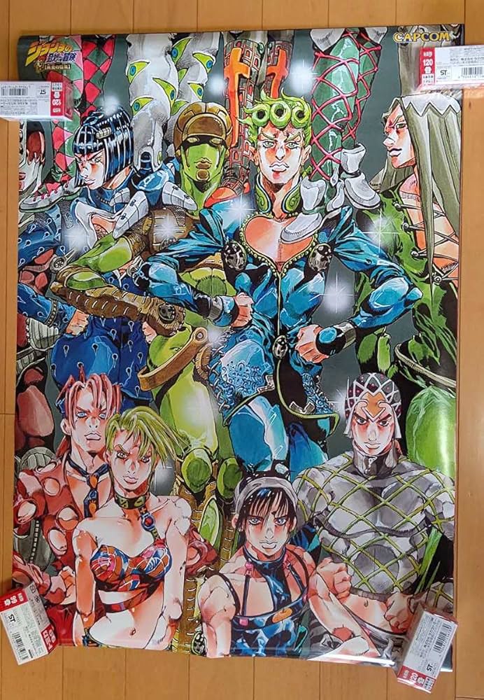 ジョジョの奇妙な冒険 第5部 ジョジョ展 B2ポスター 箱無し ジョジョの