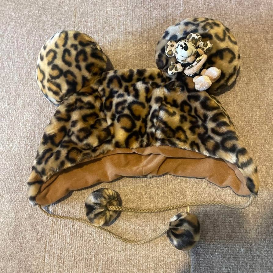 ディズニーミニーちゃんファンキャップマフラー ヒョウ柄 【公式通販】