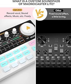 Amazon.com: MAONO Podcast Equipment Bundle Audio mixer All-in-One