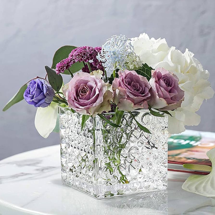 アンティーク フラワーベース 花瓶 ミルクガラス ヴァセリンガラス