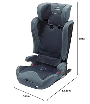 エールべべ パパットグランス ISOFIX ジュニアシート ネイビー 1歳から