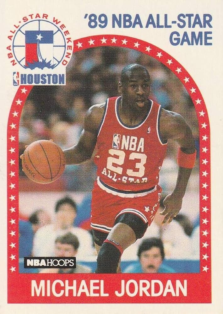 Amazon.com: 1989-90 NBA Hoops #21 Michael Jordan Basketball Card
