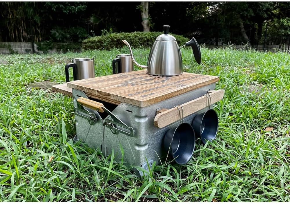 Amazon | アウトドアシン シェルフコンテナ 25用 天板 サイドバー