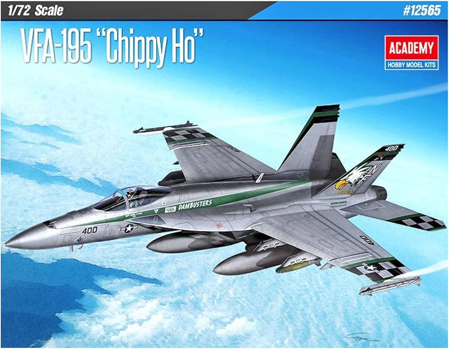 Amazon | アカデミー 1/72 アメリカ海軍 F/A-18E VFA-195チッピー