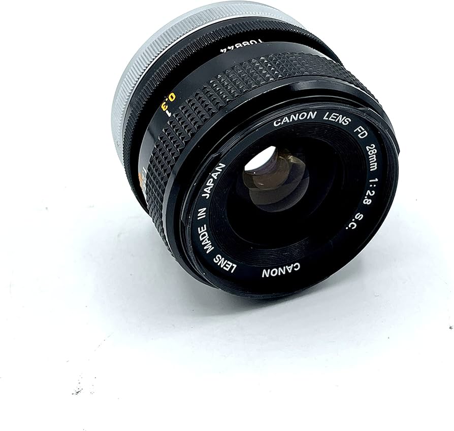 Amazon.com : Canon 28mm f/2.8 1:2.8 SC (Super Spectra Coating) FD