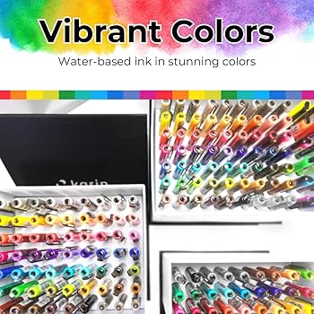 Amazon.com: Karin Brushmarker PRO Junior 12pc Set - Safe, Super