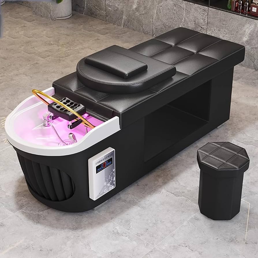 Amazon.co.jp: シャンプーベッド、水循環と燻蒸機能を統合、美容