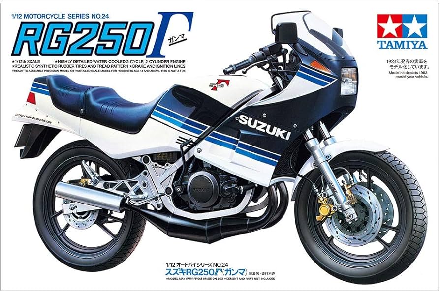 俺のマシン RG250R 完成品 当時物 旧車會 暴走族 爆発カラー 1/
