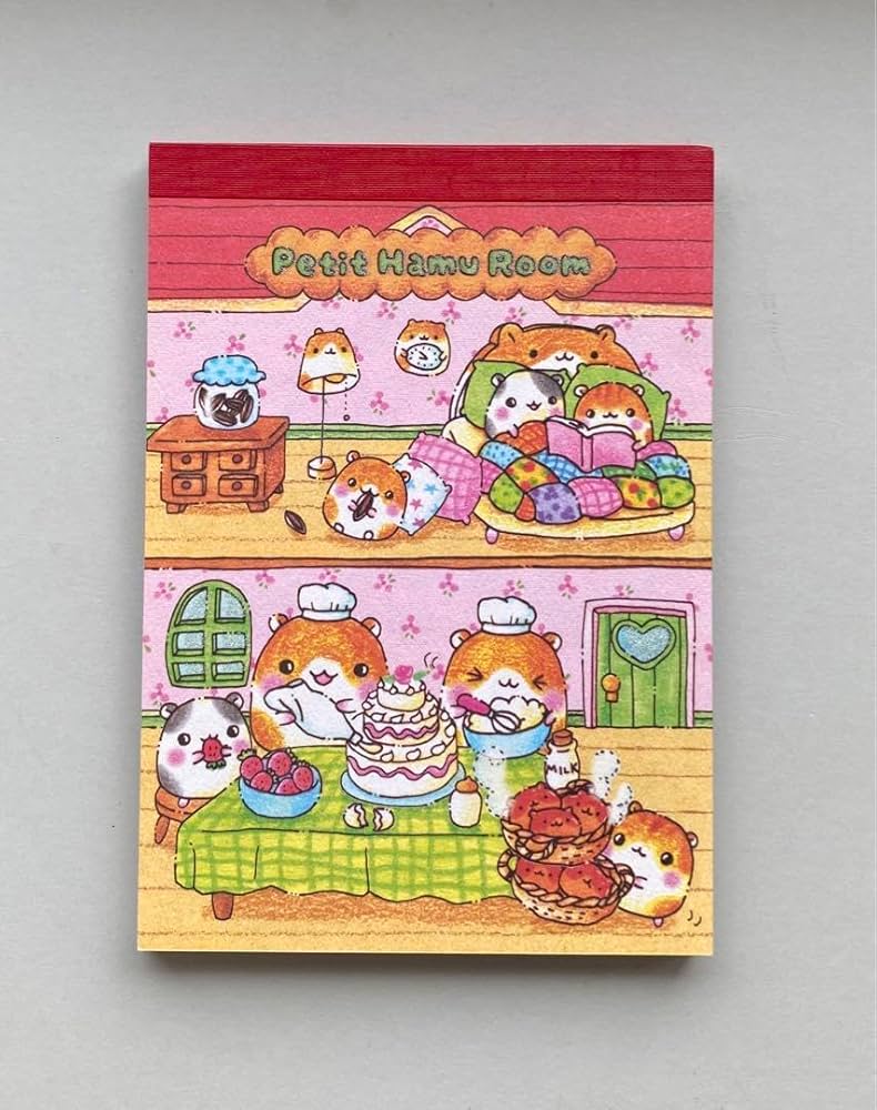 平成レトロ ハムちゃんchanドッグ＋虹 メモ帳2冊セット 平成レトロ メモ