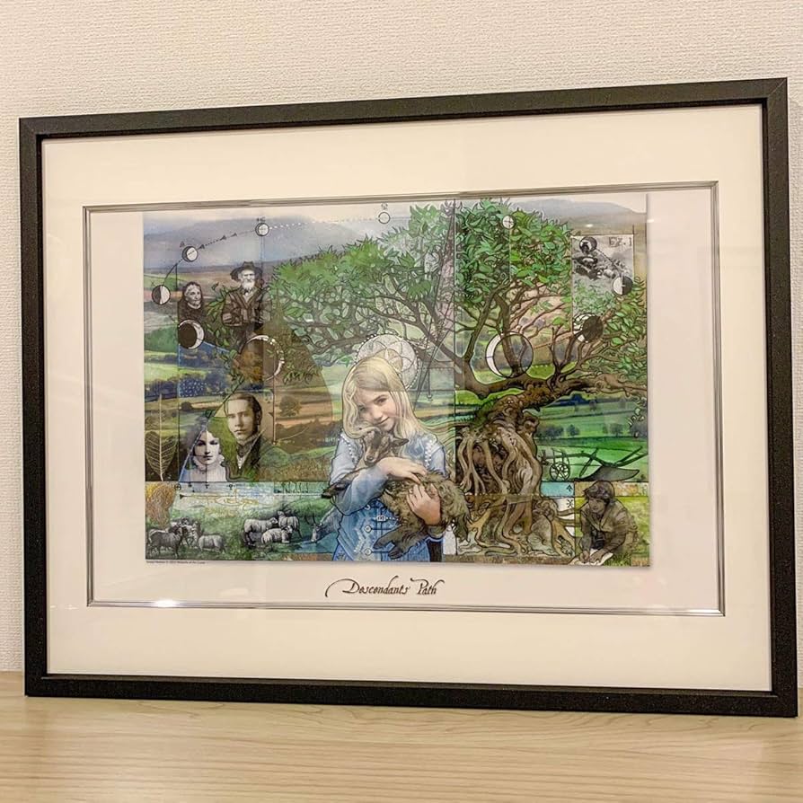 Amazon.co.jp: 末裔の道サイン入り複製原画 Terese Nielsen ニールセン