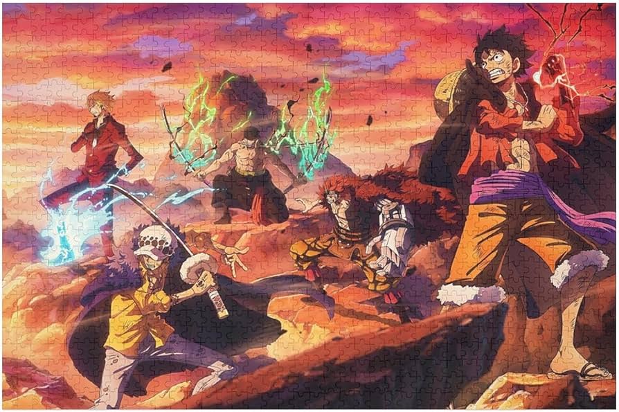 Amazon.co.jp: ワンピース/ONE PIECE 500/1000ピース 木製パズル 減圧