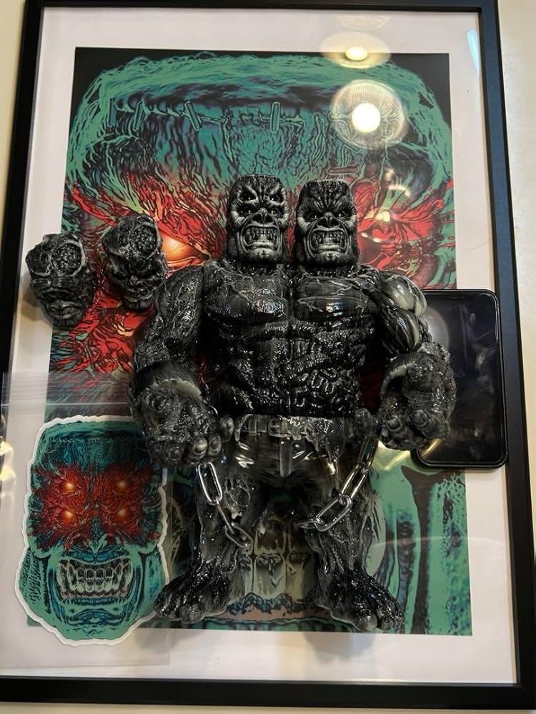 もうこやま ジャイアントゴリラフランケン ソフビ 肉マーブル もう