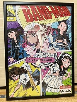 band-maid サイン入りポスター バンドメイドのサイン入りポスター展示