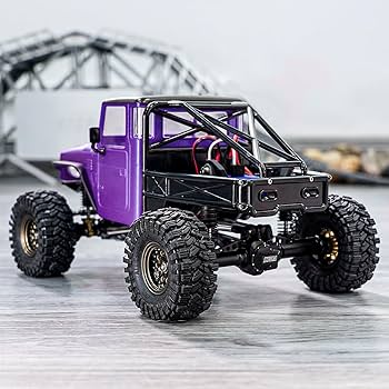 Amazon.com: INJORA 87g IR40 Truck Body Shell with Tube Cage for 1