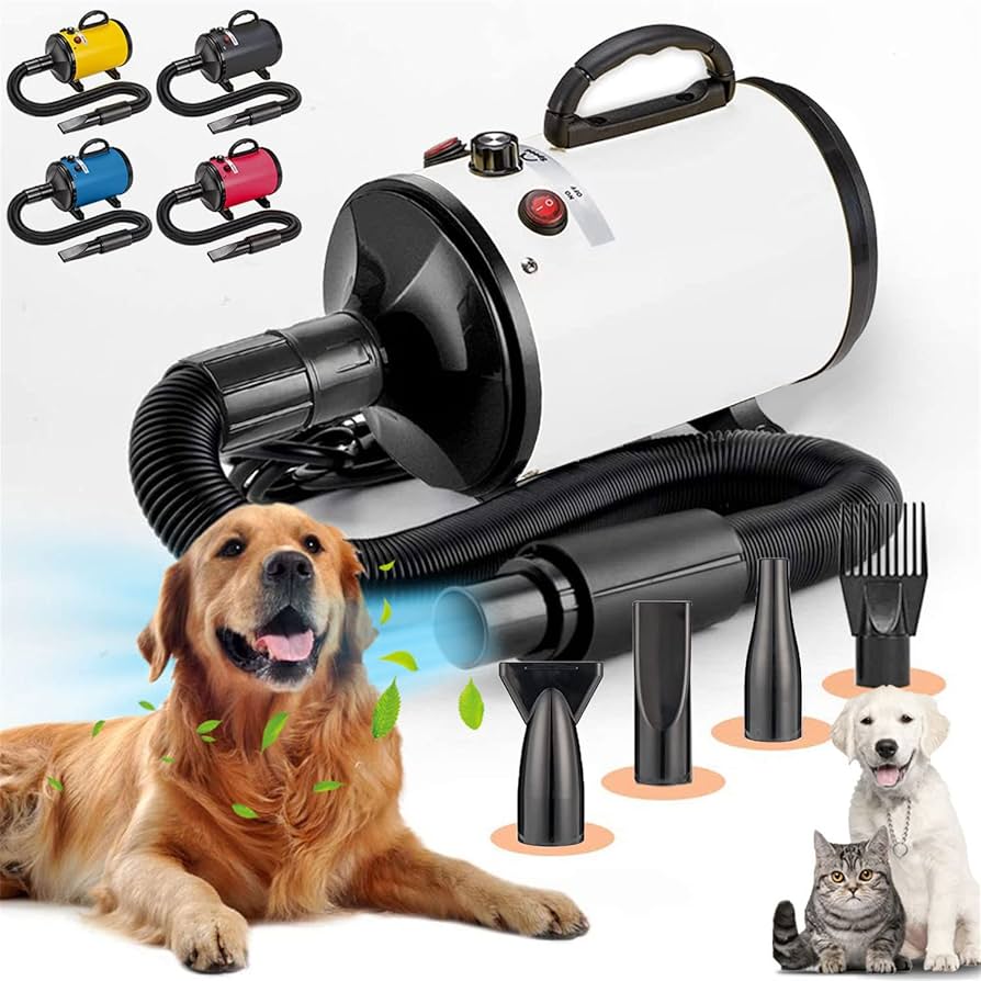 Amazon.co.jp: ペットドライヤー 𝟐𝟖𝟎𝟎𝐖 犬用ドライヤー 𝟏𝟎𝟎𝐕