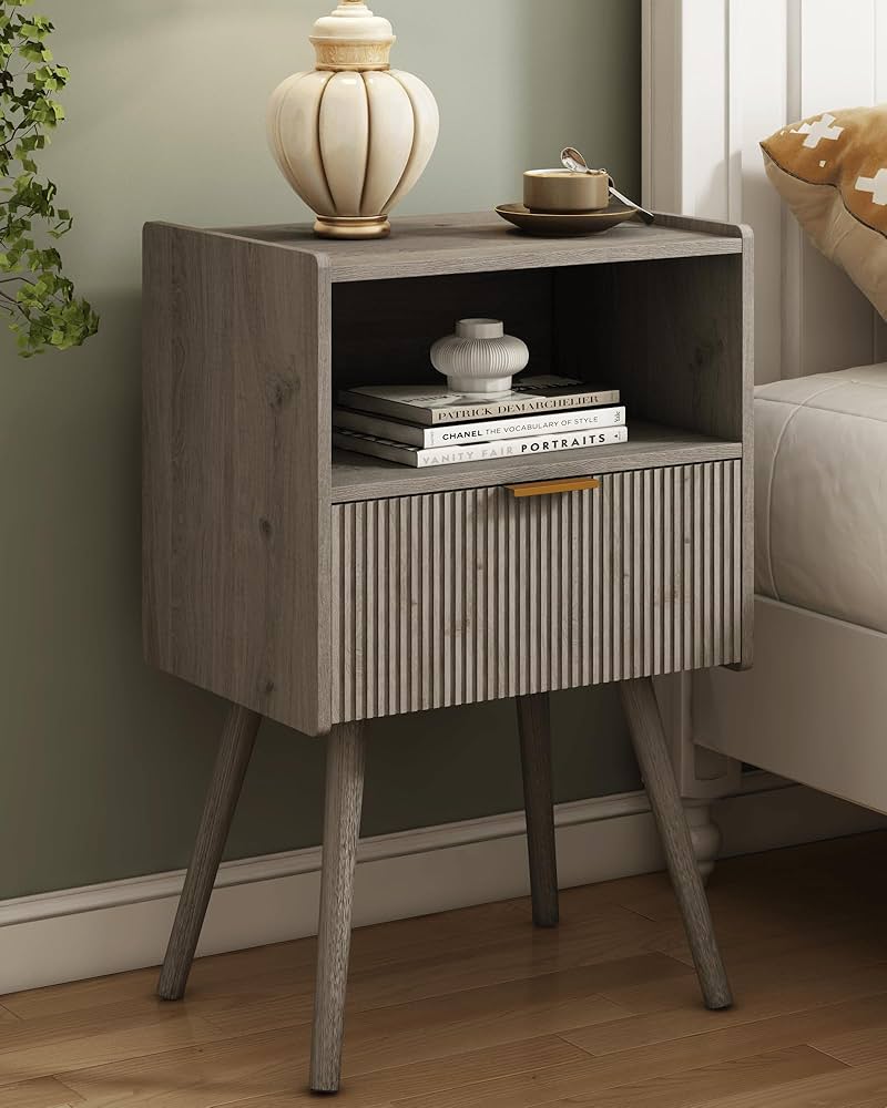 Amazon.com: JOONEE Nightstand,Modern Bedside Table with Storage