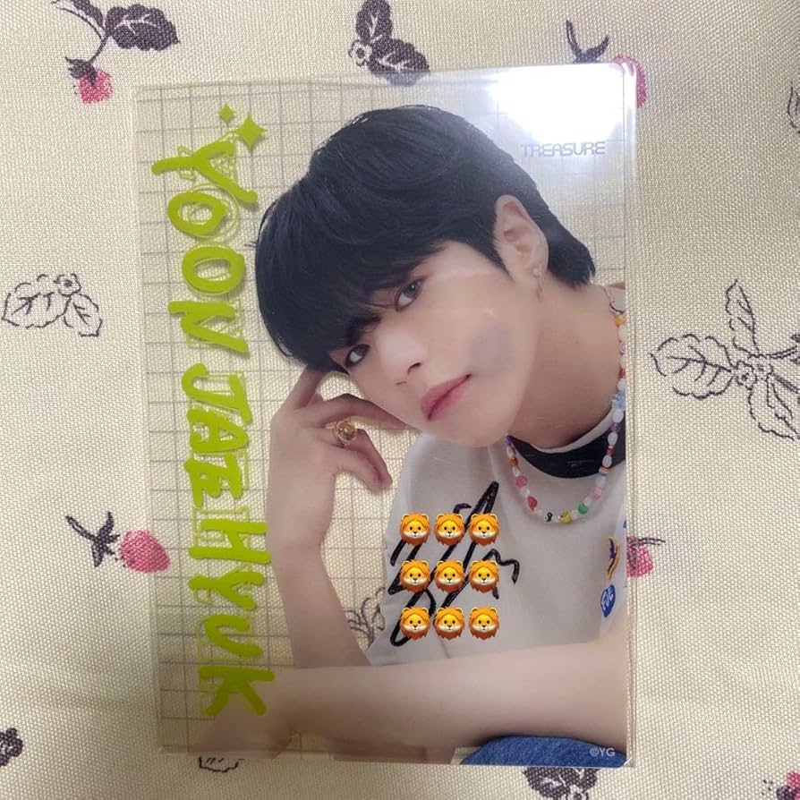 treasure ジェヒョク サイン入りポラロイド treasure ジェヒョク