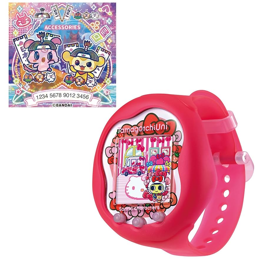 Tamagotchi Uni 赤 サンリオキャラクター付き Tamagotchi Uni 赤