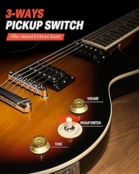 Amazon.com: Donner 39 Inch LP Electric Guitar Solid Body Beginner