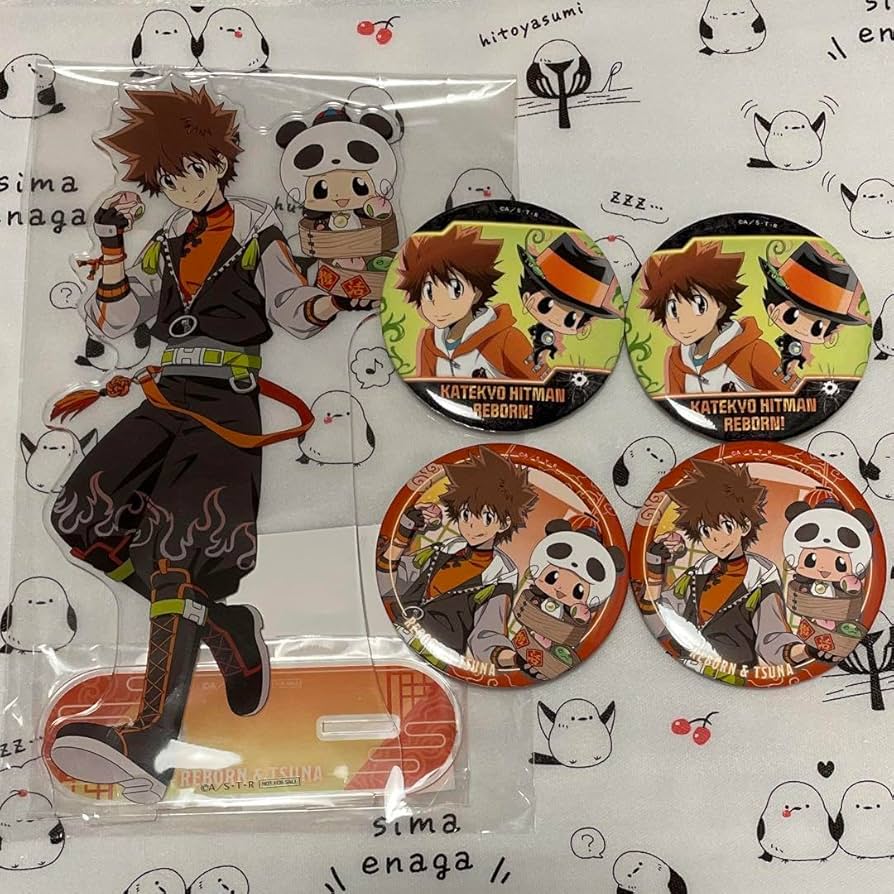 家庭教師ヒットマンREBORN! 缶バッジセット JF2017 沢田綱吉 六道骸