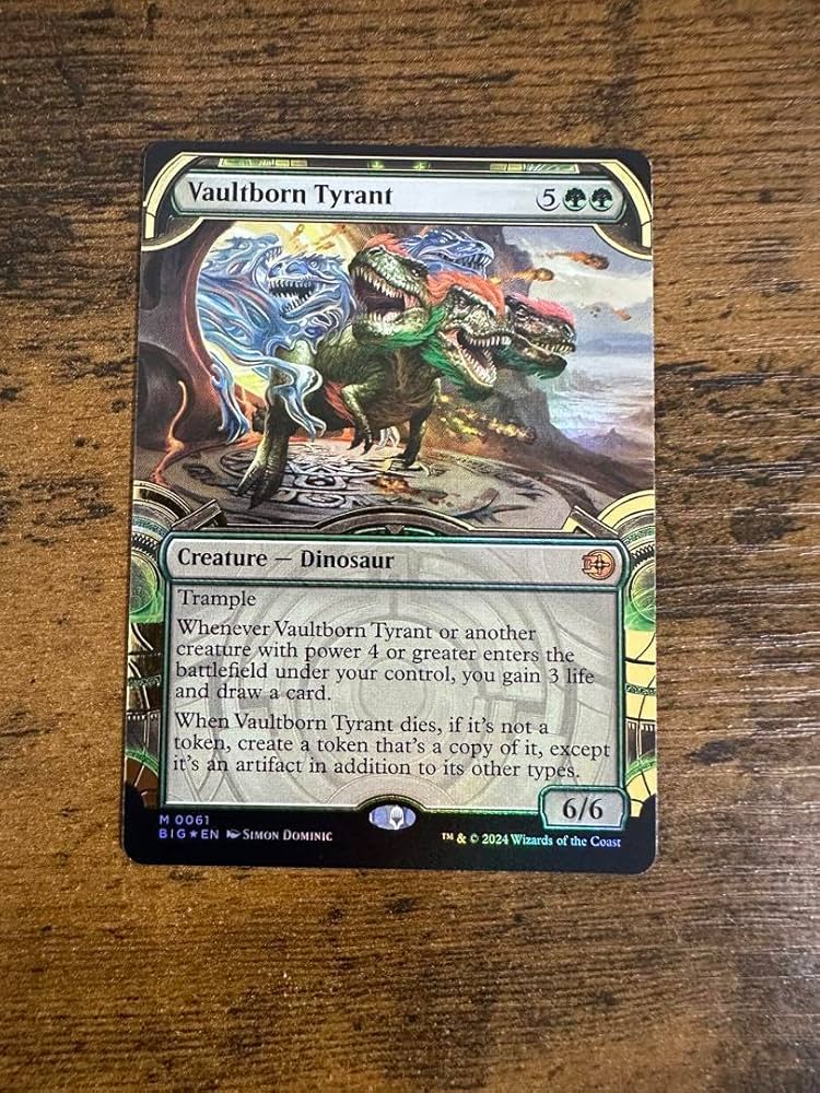 mtg 宝物庫生まれの暴君 レイズド foil 英語