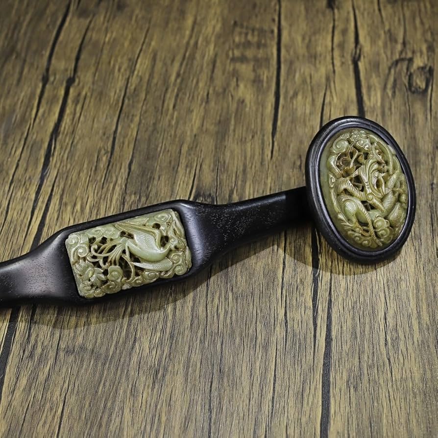 祖父蔵出品 中国西周時代の玉製置物 激安骨董品