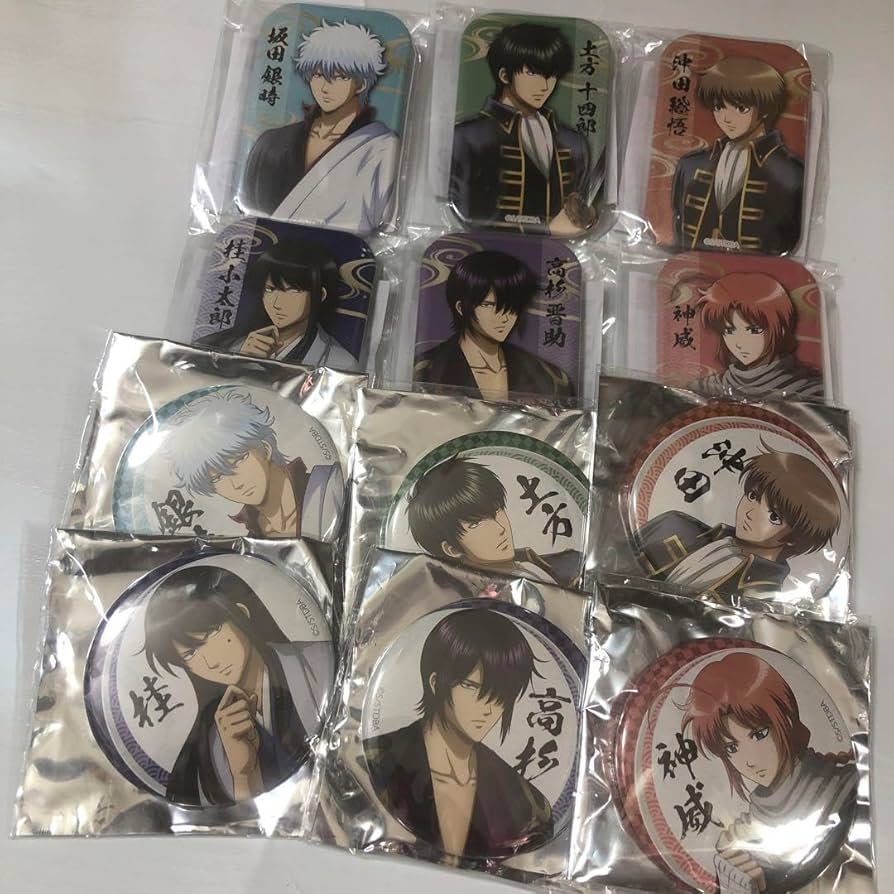 銀魂 土方十四郎 缶バッジ25個セット 銀魂 土方十四郎 缶バッジ25個