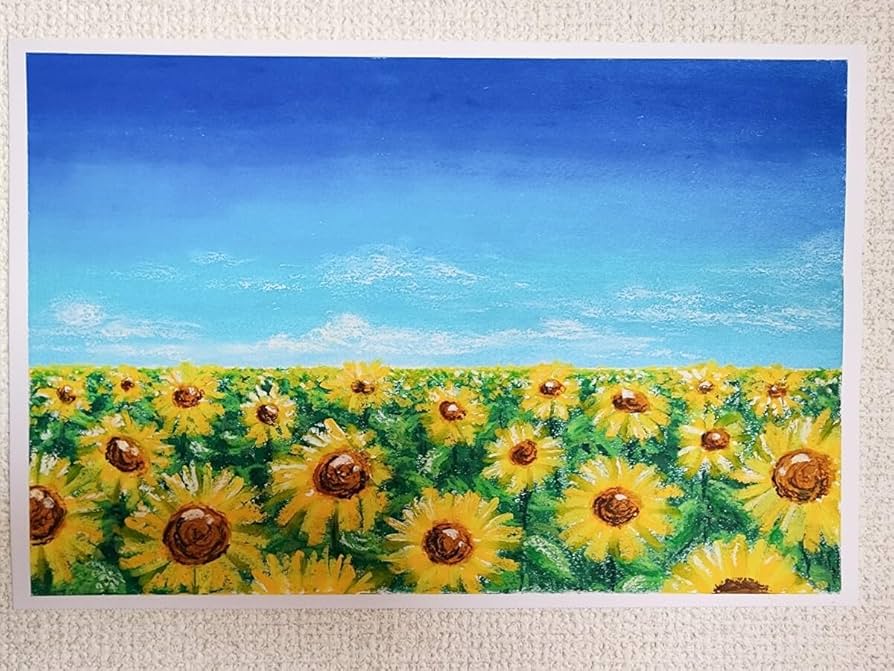 Amazon | パステル画 富士山の絵 山 山の絵 絵画 アート 風景画