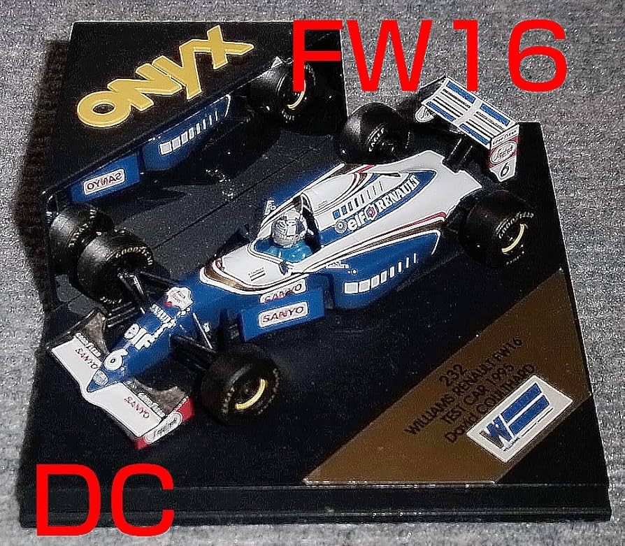 Amazon | 232 ONYX 1/43 ウイリアムズ ルノー FW16 クルサード テスト