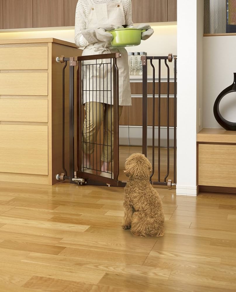 Amazon.co.jp: リッチェル ペット用 木製ハンズフリーゲート : ベビー