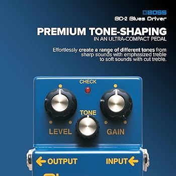 BOSS Blues D BD-2 ギターエフェクター パッチケーブル BOSS Blues D