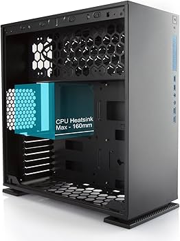 IN WIN ミドルタワー ブラックガラスPCケース ゲーミング PCケース