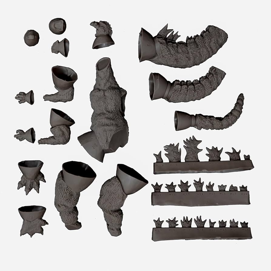 Amazon.co.jp: ゴジラ1955 1/250 ソフビキット復刻版 1/250スケール