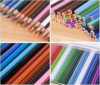 Amazon | Zhi Jin 50色芸術色 芸術家の色鉛筆 水彩のペン 絵画