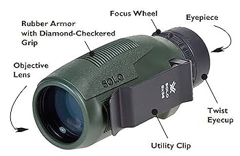 正規品】VOLTEX Solo単眼鏡 8倍 レチクル入り 単眼鏡 8倍 軍用