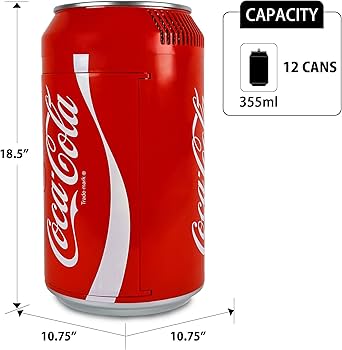 コカコーラ 小型 冷蔵庫 保温保冷 ブラック 缶型 楽天市場】ミニ冷蔵庫