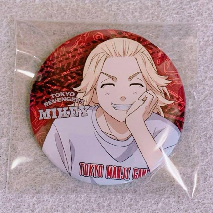 東京リベンジャーズ マイキーマート マットメタリック缶バッジ 灰谷