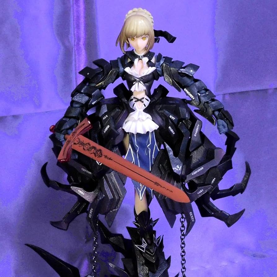 Amazon | Fate セイバー オルタ huke コラボ 1 7 黒王 完成品