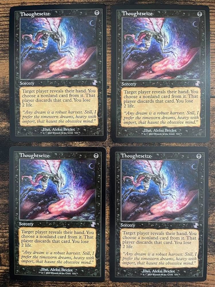 MTG 思考囲い foil 初版 英語 LRW まあまあ綺麗 B MTG 思考囲い foil